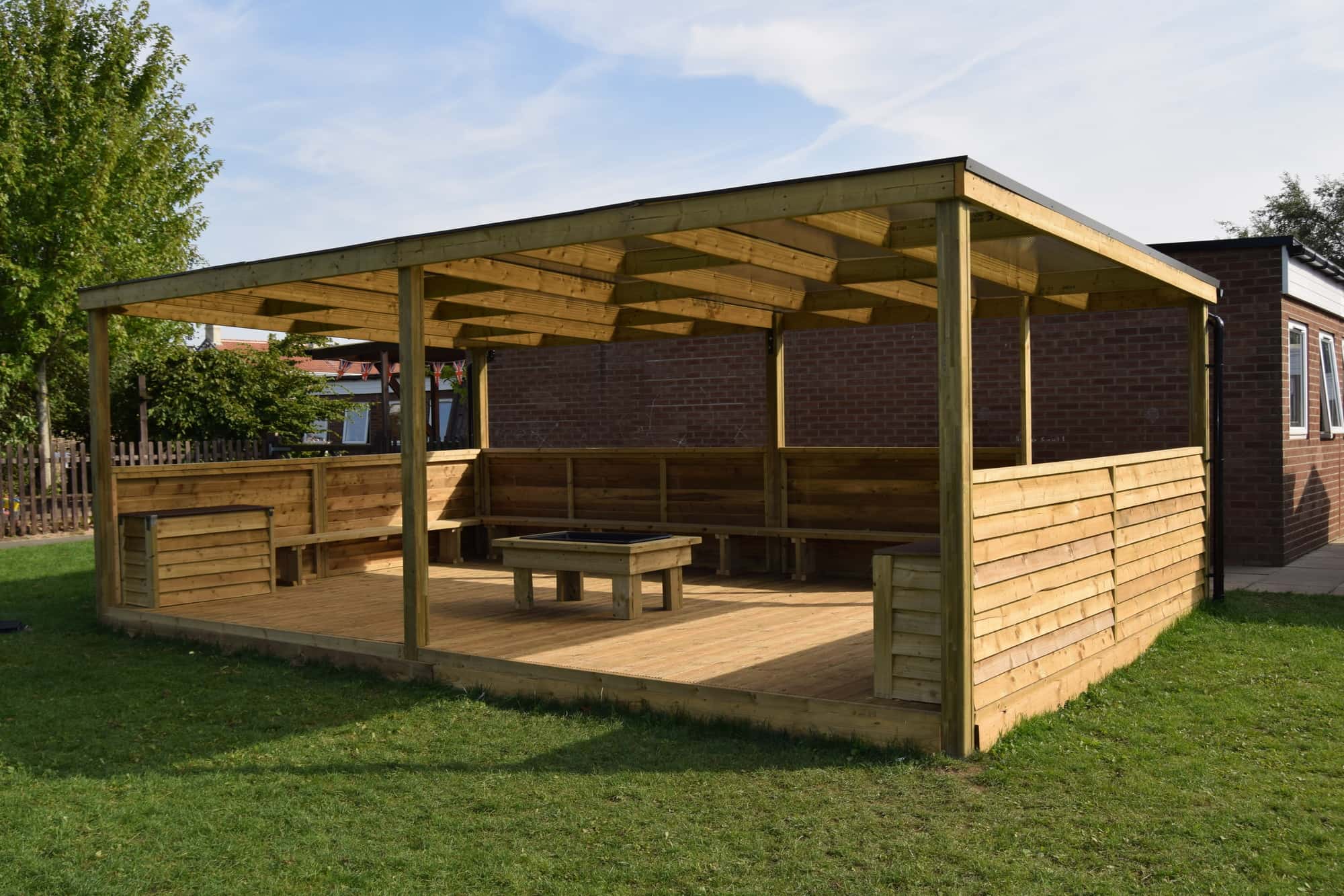 Bespoke Timber Canopy With Decking 1 