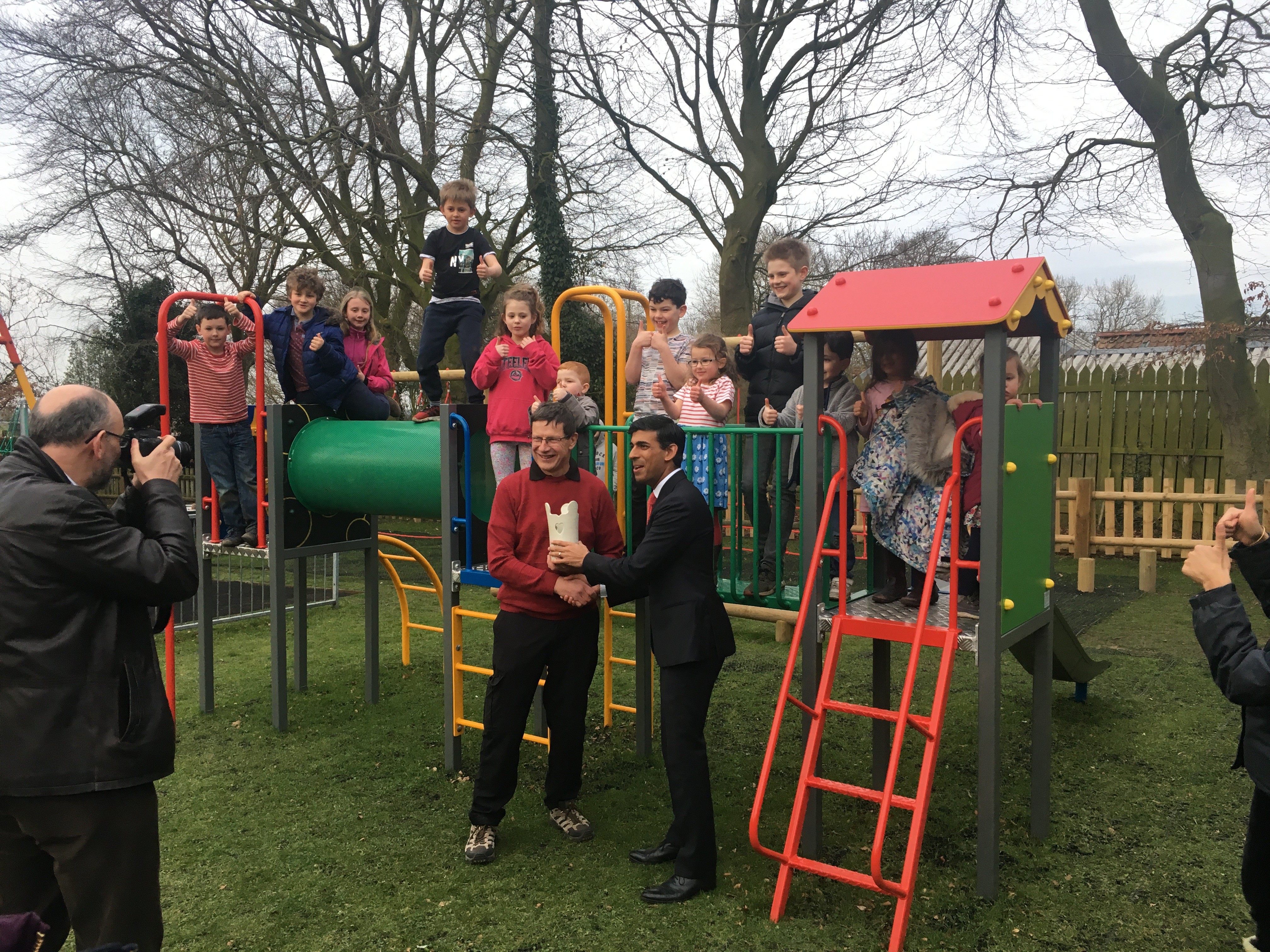 Play Park extended thanks to village effort!